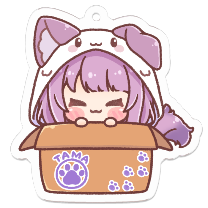 アクリルキーホルダー - 50 x 50 (mm)