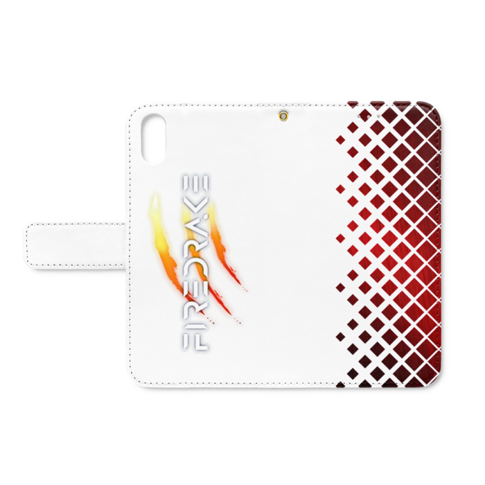 【ホワイト×レッド】iPhone XS / X
