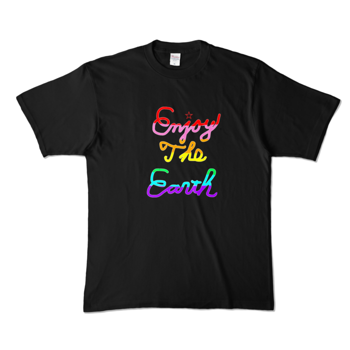 カラーTシャツ - XL - ブラック (濃色)