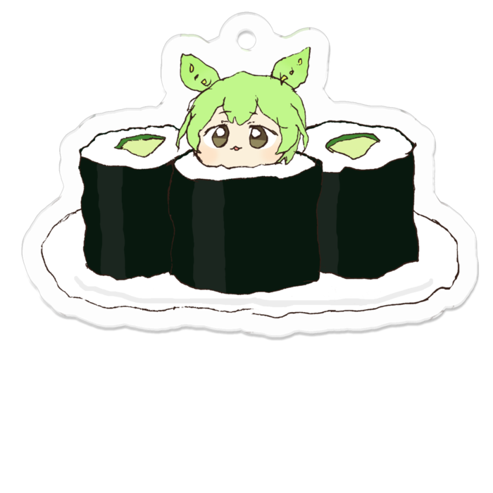 アクリルキーホルダー - 50 x 50 (mm)