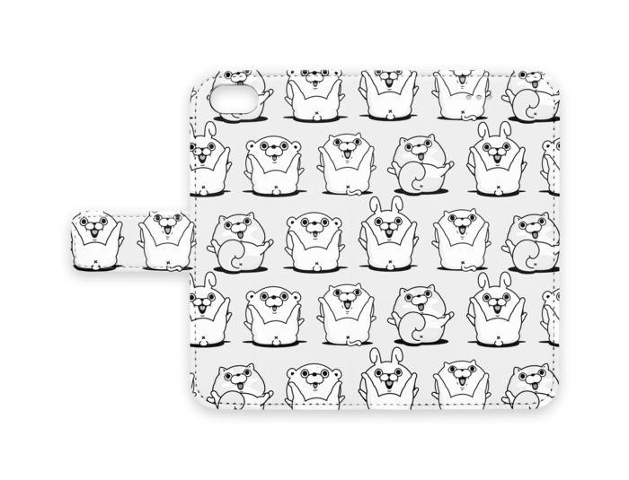 手帳型iPhoneケース - iPhone7 - ストラップ穴 なし
