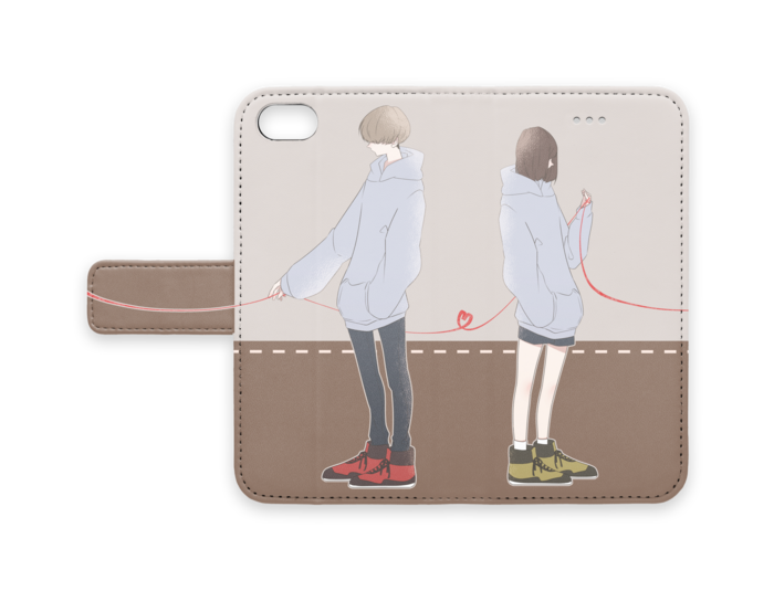手帳型iPhoneケース - iPhone7 - ストラップ穴 なし