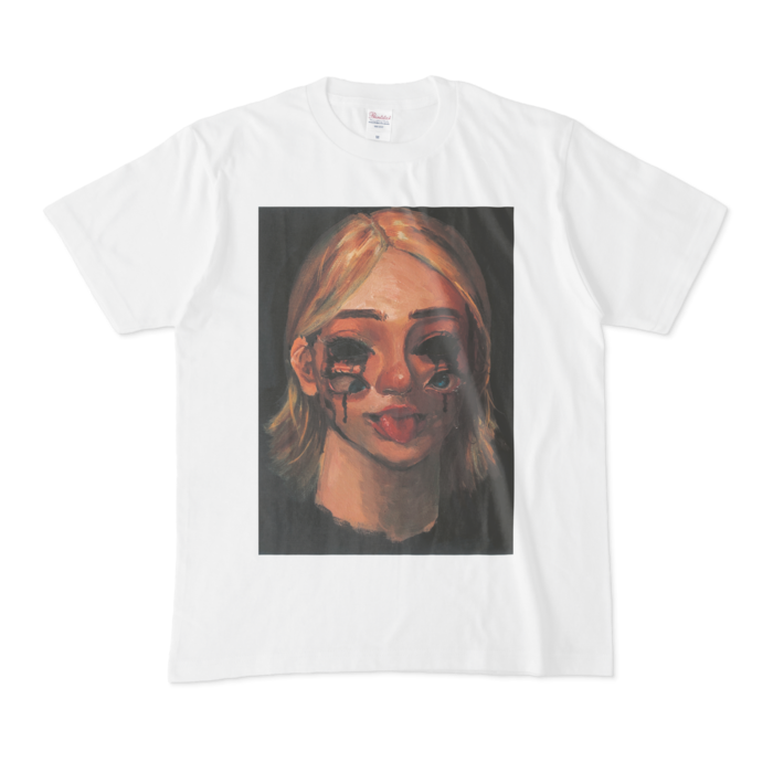 Tシャツ - M - 白-ビックシルエット