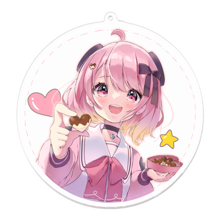 アクリルキーホルダー - 100 x 100 (mm)