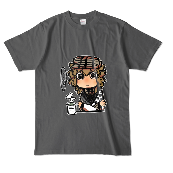 カラーTシャツ - L - チャコール （濃色）