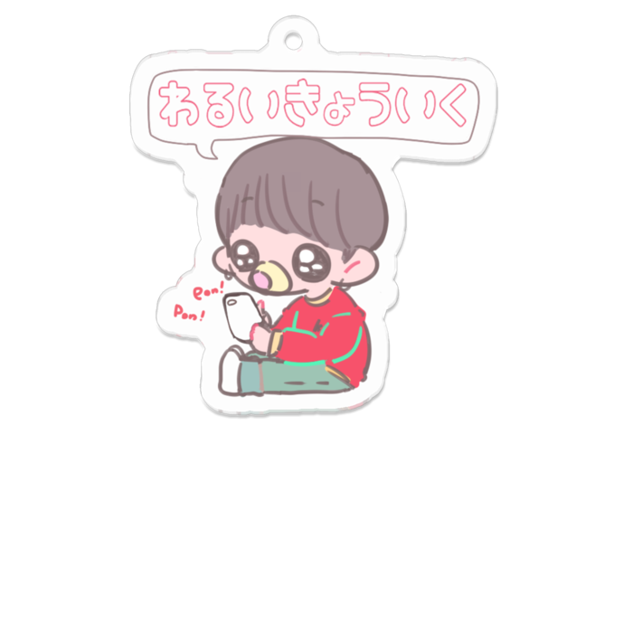 アクリルキーホルダー - 70 x 70 (mm)