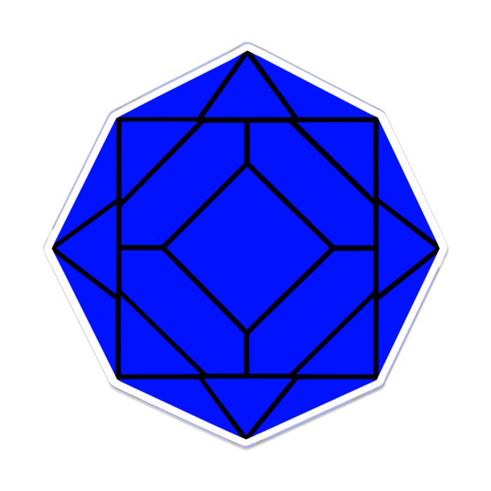 アクリルバッジ - 100 x 100 (mm)