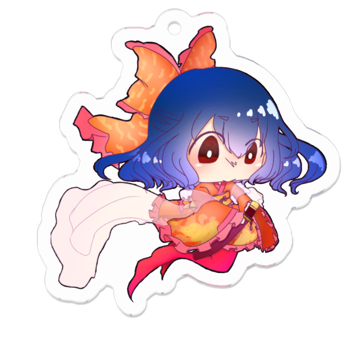 アクリルキーホルダー - 50 x 50 (mm)