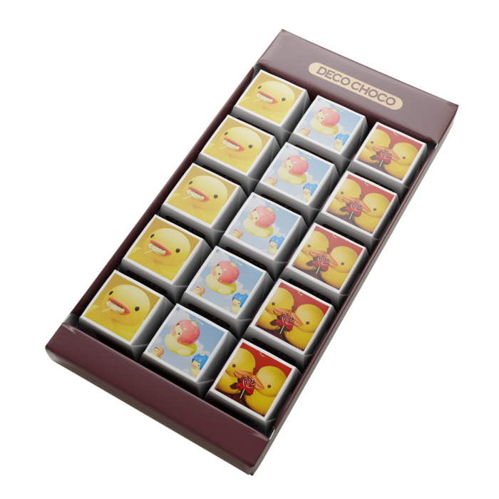 DECOチョコ - 列ごとにデザイン