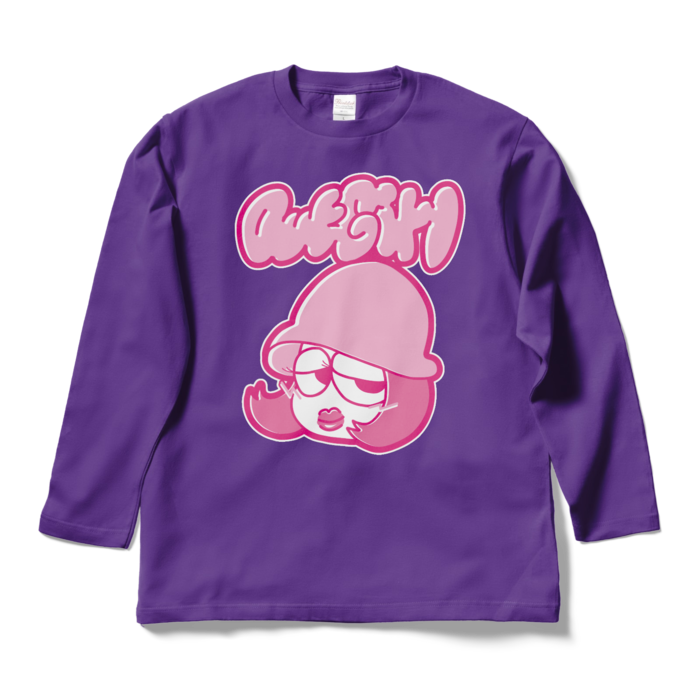 ロングスリーブTシャツ - L - パープル