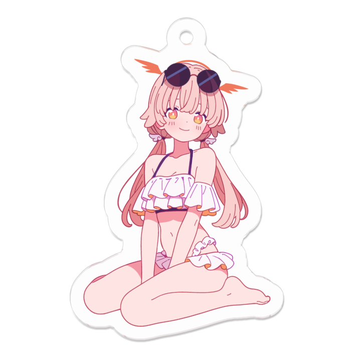 アクリルキーホルダー - 50 x 50 (mm)