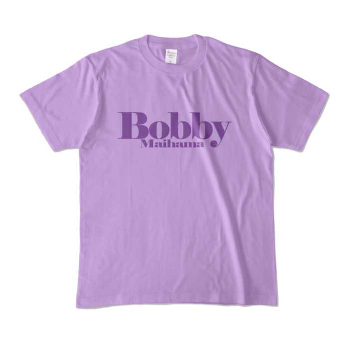 BobbyのカラーTシャツ - M - ライトパープル (淡色)