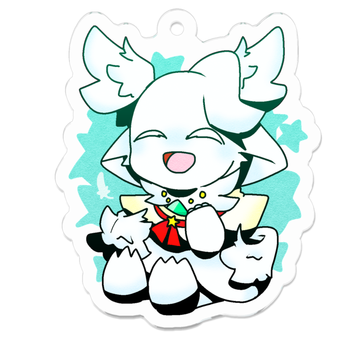 アクリルキーホルダー - 50 x 50 (mm)