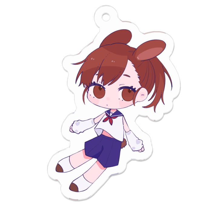 アクリルキーホルダー - 50 x 50 (mm)