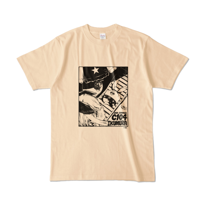 カラーTシャツ - L - ナチュラル (淡色)