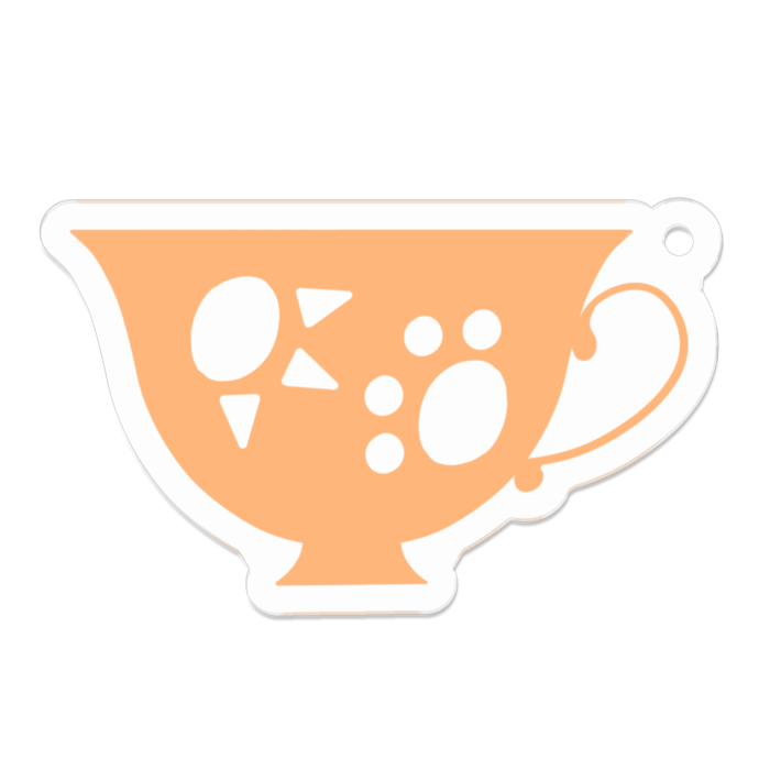 アクリルキーホルダー - 50 x 50 (mm)