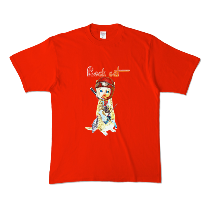 カラーTシャツ - XL - レッド (濃色)