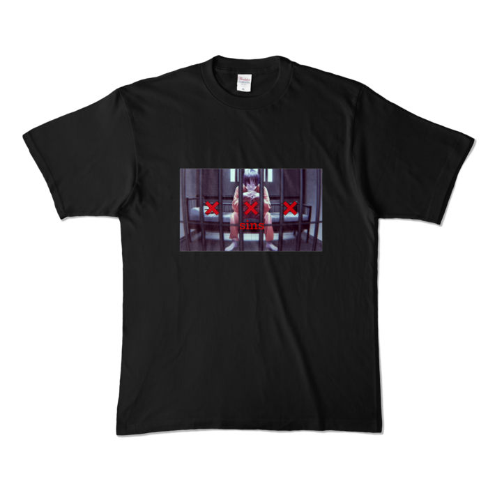 カラーTシャツ - XL - ブラック (濃色)