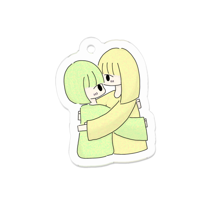 アクリルキーホルダー - 50 x 50 (mm)