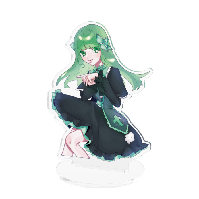 小鳥わたげアクリルフィギュア - 100 × 100 (mm)