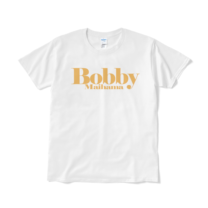 BobbyのTシャツ（ライトイエローロゴ） - XL - ホワイト