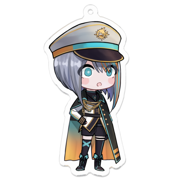 アクリルキーホルダー（コーティング） - 70 x 70 (mm)