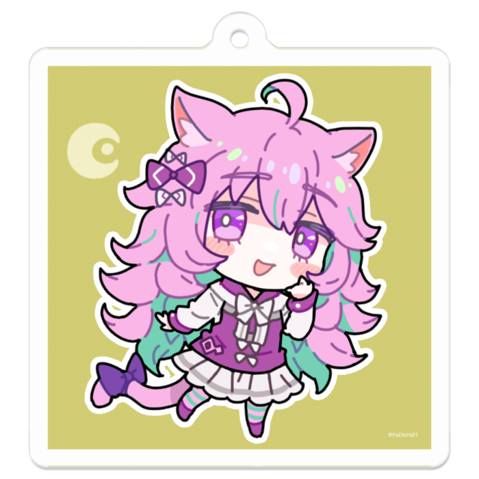 アクリルキーホルダー - 50 x 50 (mm)