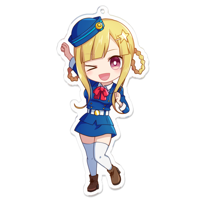 アクリルキーホルダー - 100 x 100 (mm)