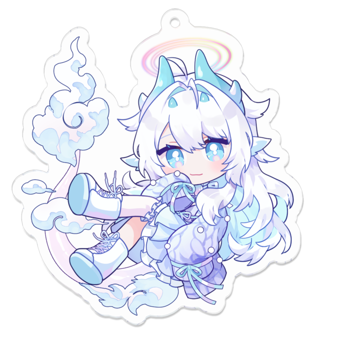 アクリルキーホルダー - 70 x 70 (mm)