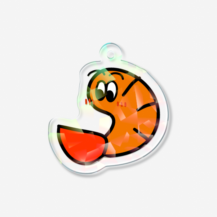 ホログラムアクリルキーホルダー - 50 × 50mm