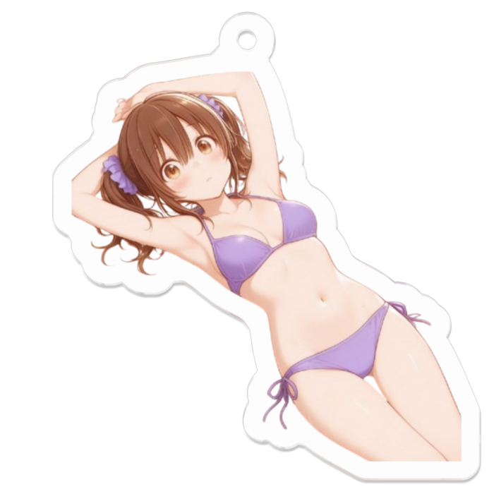 アクリルキーホルダー - 50 x 50 (mm)