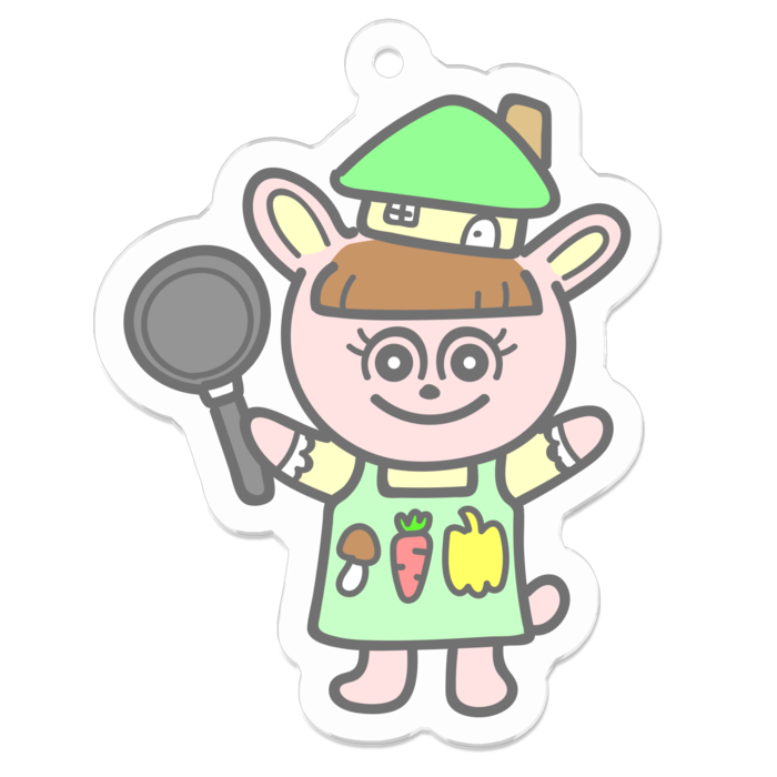 アクリルキーホルダー - 50 x 50 (mm)