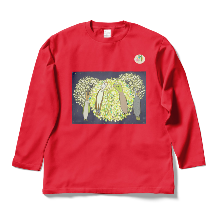 ロングスリーブTシャツ - L - レッド