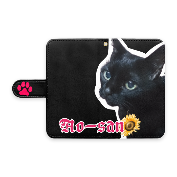 手帳型Androidケース - S - ストラップ穴 あり