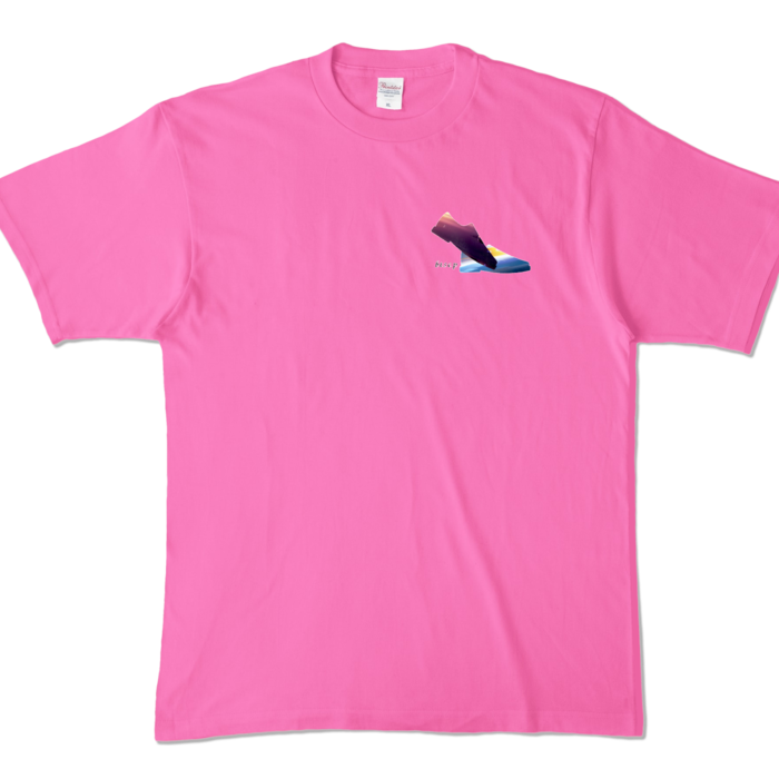 カラーTシャツ - XL - ピンク (濃色)｜Colored T-shirt - XL - Pink (Dark)