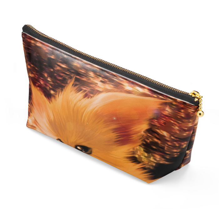 ポーチ - 長さ21.5cm / 高さ10cm - ブラック