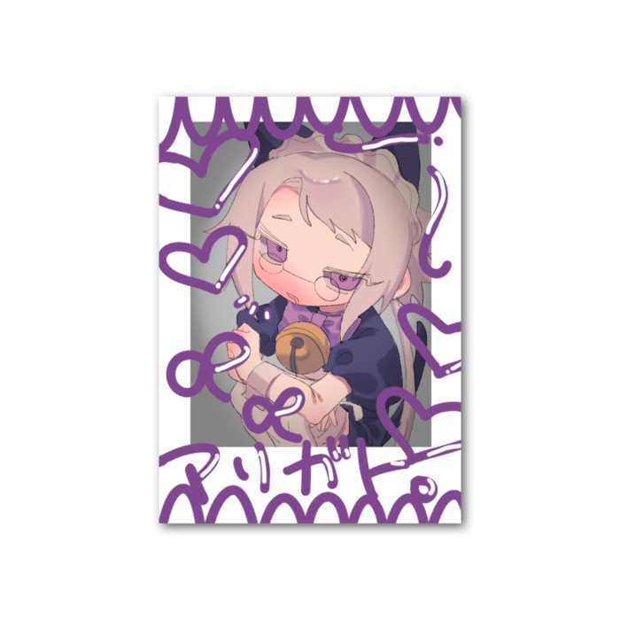 フォト風カード - 縦 - 片面