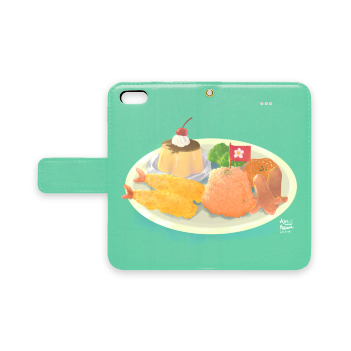 手帳型iPhoneケース - iPhone 5 / 5s / SE - ストラップ穴 あり