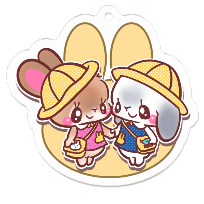 アクリルキーホルダー - 50 x 50 (mm)