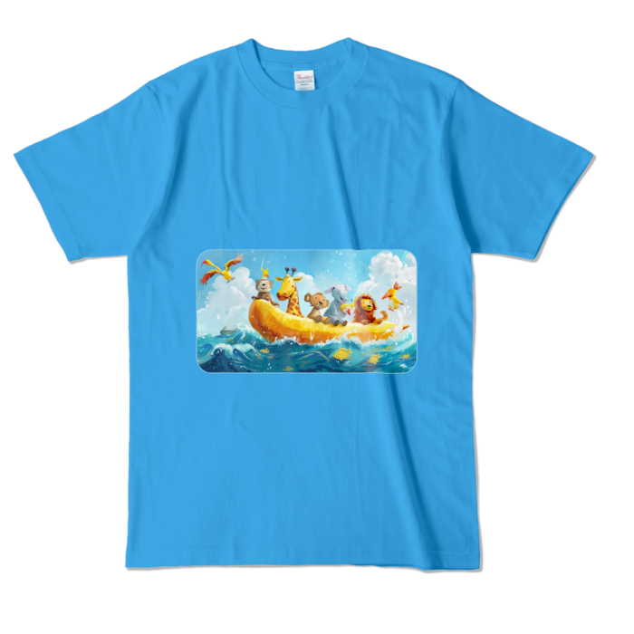 カラーTシャツ - L - ターコイズ (濃色)