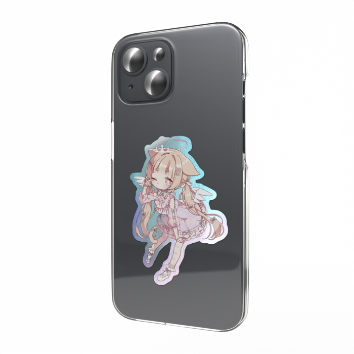 オーロラスマホステッカー - 縦