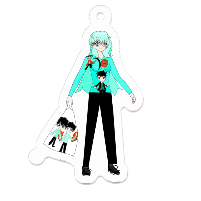 アクリルキーホルダー - 50 x 50 (mm)