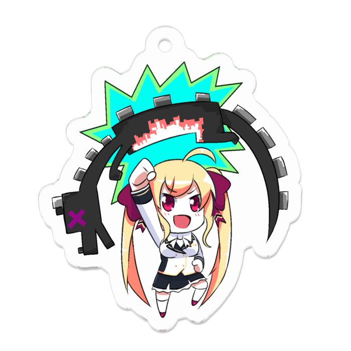 アクリルキーホルダー - 50 x 50 (mm)
