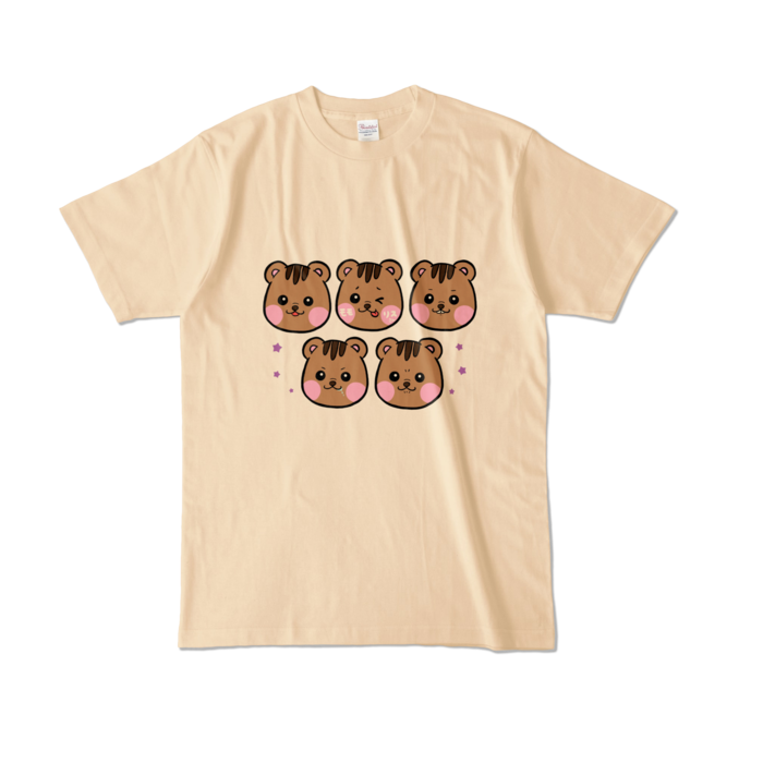 カラーTシャツ - L - ナチュラル (淡色)