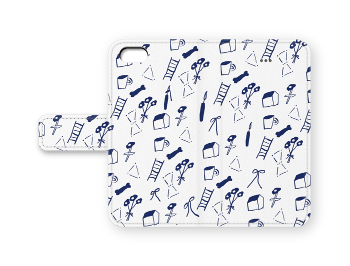 手帳型iPhoneケース - iPhone5(1)