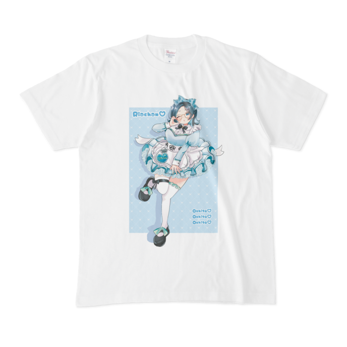 Tシャツ - M - 白(ウインク)