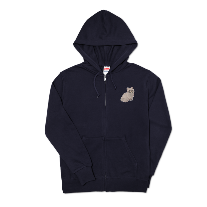 ジップパーカー - S - ネイビー