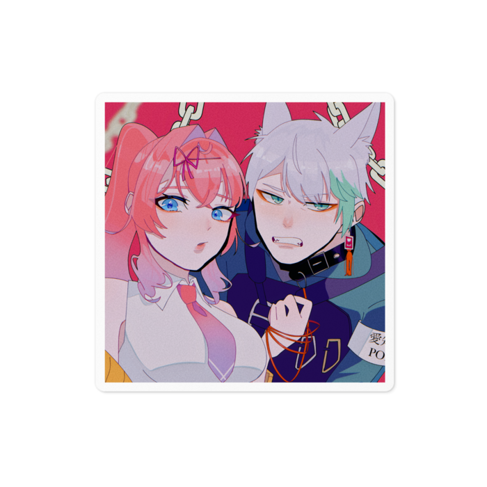 ステッカー - 100 x 100 (mm)