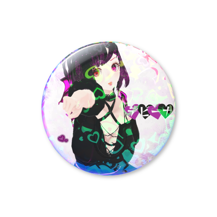 ホログラム缶バッジ - 25mm