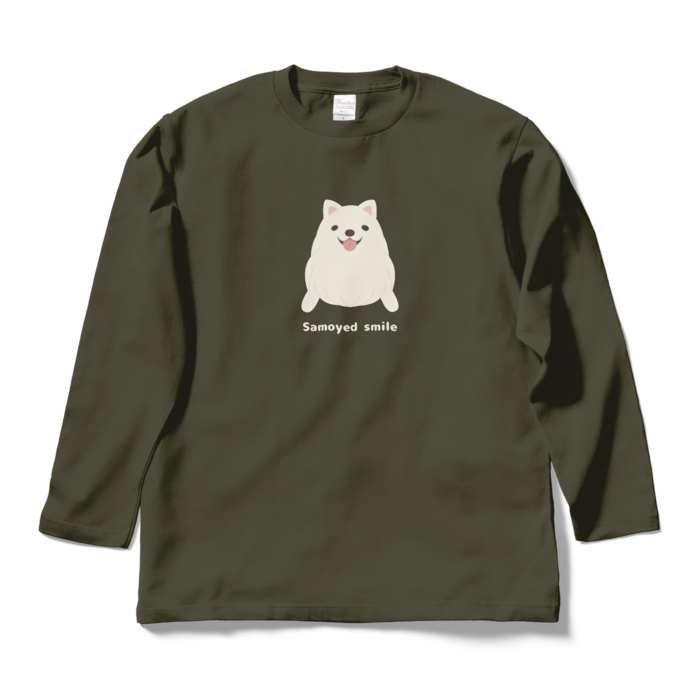 ロングスリーブTシャツ　アーミーグリーン　L